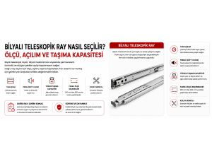 Bilyalı Teleskopik Ray Nasıl Seçilir? Ölçü ve Kapasite