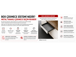 Box Çekmece Sistemi Nedir? Metal Yanaklı Çekmece Rehberi