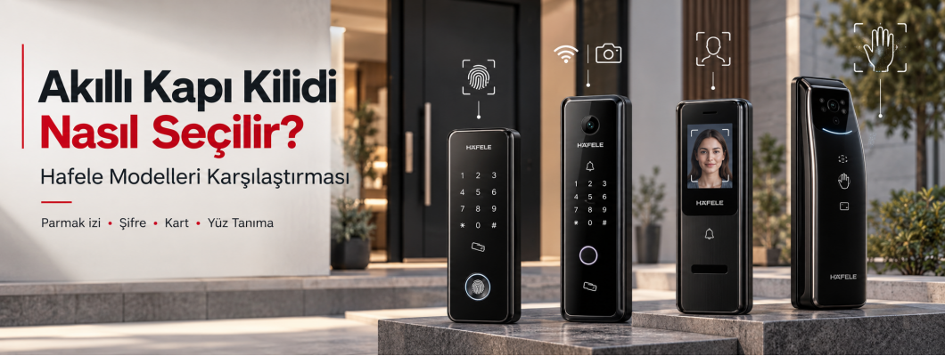 Akıllı Kapı Kilidi Nasıl Seçilir? Hafele Modelleri Karşılaştırması