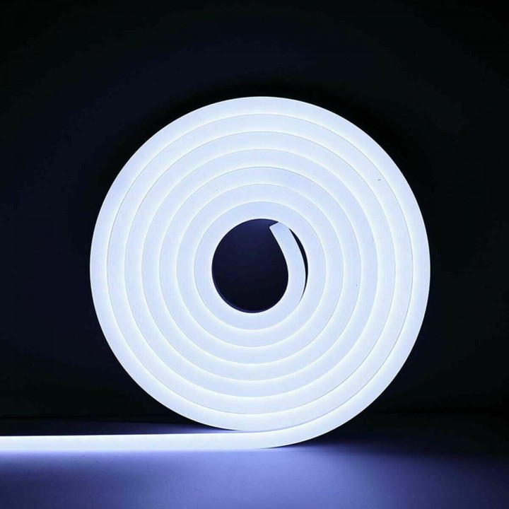 6x12 mm 12V Neon Flex LED 3000K Gün Işığı – Sök Tak Sistem 2 Mt