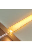 Flexi Neon LED 10x10 mm 12V Silikon Şerit – 3000K Günışığı – Sök Tak Kablolu – 2 Metre