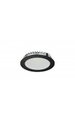Flat Gömme Spot LED Aydınlatma 12V 3000K Siyah Çerçeve