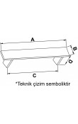 Hafele Mobilya Kulpu Claus 160mm Paslanmaz Çelik