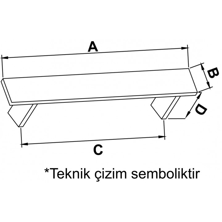Hafele Mobilya Kulpu Claus 160mm Paslanmaz Çelik