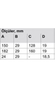 Hafele Düğme Kulp Deco H2325 Paslanmaz Çelik