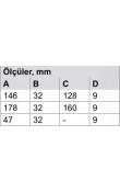 Hafele Mobilya Kulpu H2330 128mm Titanyum
