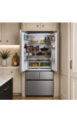 Hafele Cosmo Buzdolabı Yarı Ankastre, 4 Kapılı No-Frost 413 L 75 cm İnox