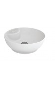 Hafele Lotus RB Tezgah Üstü Çanak Banyo Lavabosu Parlak Beyaz 420x135 mm