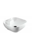 Hafele Lotus SB Tezgah Üstü Çanak Banyo Lavabosu Parlak Beyaz 420x420x135 mm