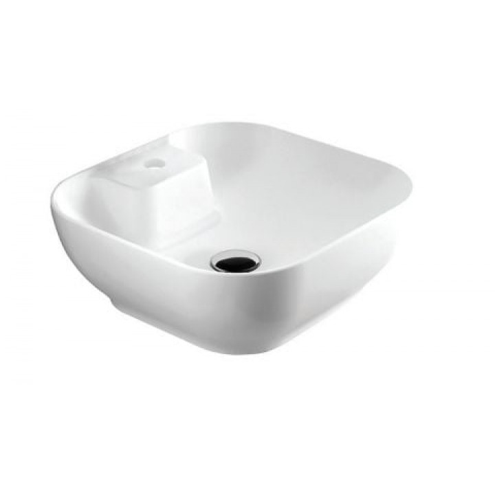 Hafele Lotus SB Tezgah Üstü Çanak Banyo Lavabosu Parlak Beyaz 420x420x135 mm