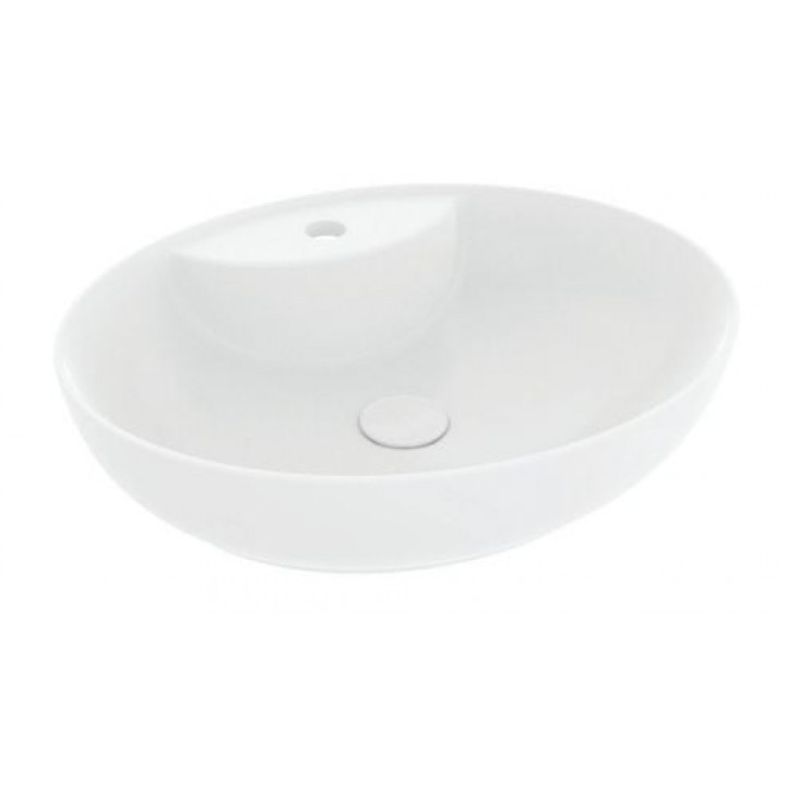Hafele Lotus Tezgah Üstü Çanak Banyo Lavabosu Parlak Beyaz 500x415x135 mm