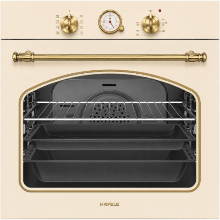 Hafele VINTAGE  Krem 60 cm  Ankastre Fırın 