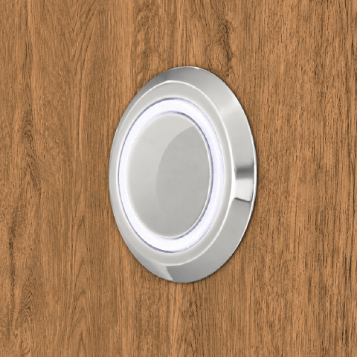 Hafele Loox5 Entegre Dokunmatik Dimmer Anahtar 24 V 60 W Gümüş