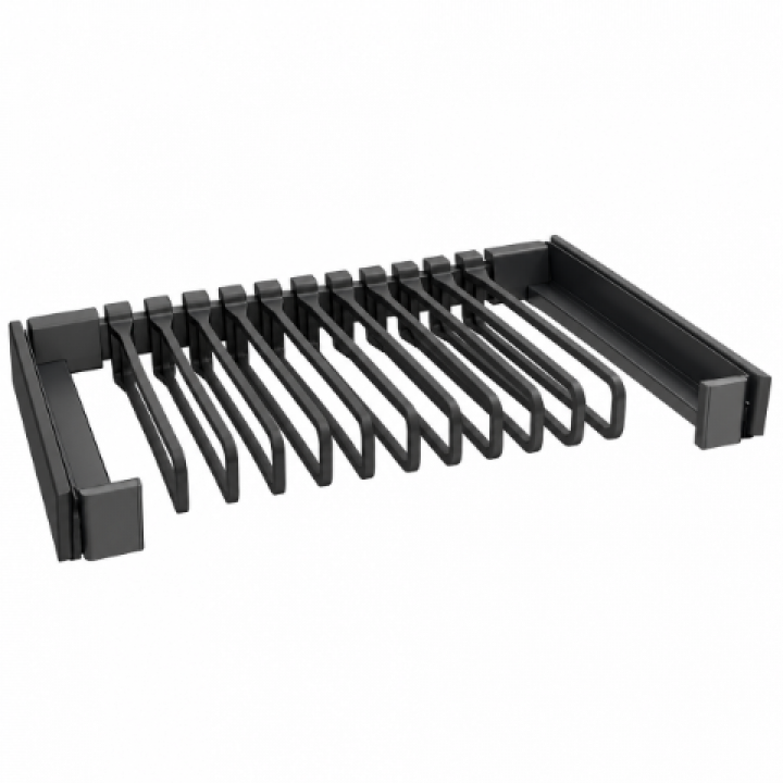 Hafele Kesseböhmer Conero Çekilebilir Pantolonluk 760–820 mm Siyah