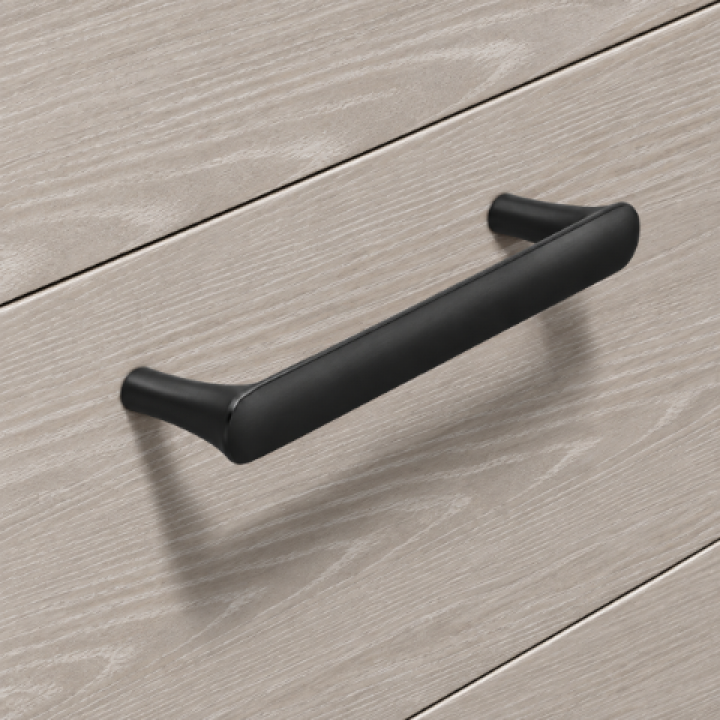 Hafele Déco H2520 Akslı Kulp 96 mm Mat Siyah