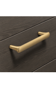 Hafele Deco H2520 Akslı Kulp 160 mm Mat Altın
