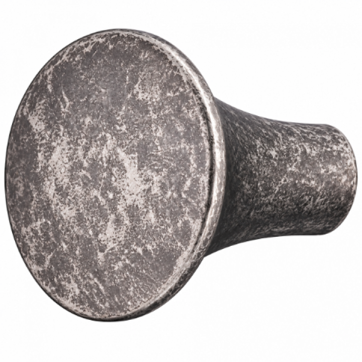 Hafele Deco H2525 Düğme Kulp 26 mm Antik Gümüş