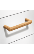 Hafele Deco H2520 Akslı Kulp 160 mm Doğal Meşe