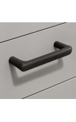 Hafele Deco H2520 Akslı Kulp 128 mm Siyah Meşe