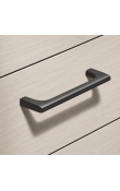 Hafele Deco H2530 Akslı Kulp 128 mm Mat Siyah