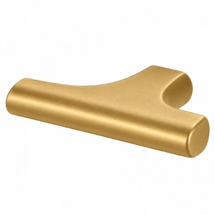 Hafele Deco H2535 Düğme Kulp 47 × 9 mm Mat Altın