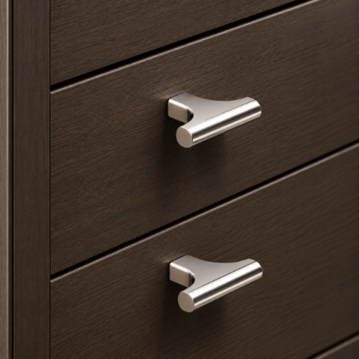 Hafele Deco H2535 Düğme Kulp 47 × 9 mm Krom Parlak