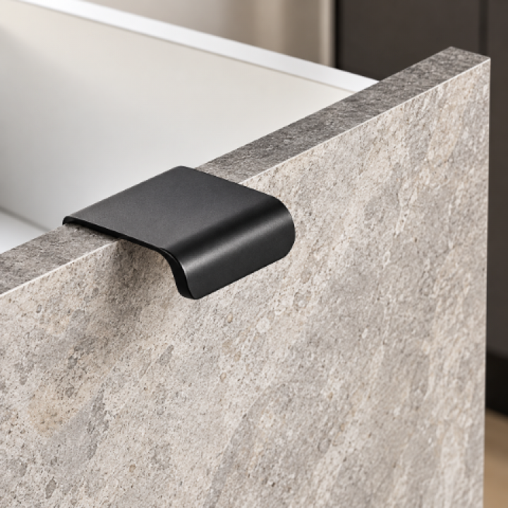 Hafele Deco H2550 Entegre Kulp 64 mm Mat Siyah