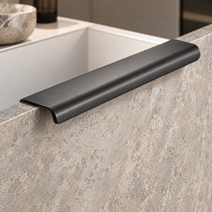 Hafele Deco H2550 Entegre Kulp 320 mm Mat Siyah