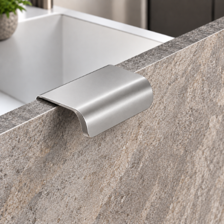 Hafele Deco H2550 Entegre Kulp 64 mm Mat Krom