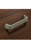 Hafele Deco H2555 Akslı Kulp 128 mm Zeytin Gri