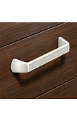 Hafele Deco H2555 Akslı Kulp 160 mm İnci Beyaz