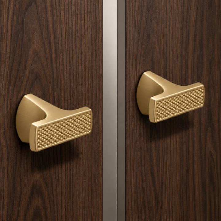 Hafele Deco H2560 Düğme Kulp 41 mm Mat Altın