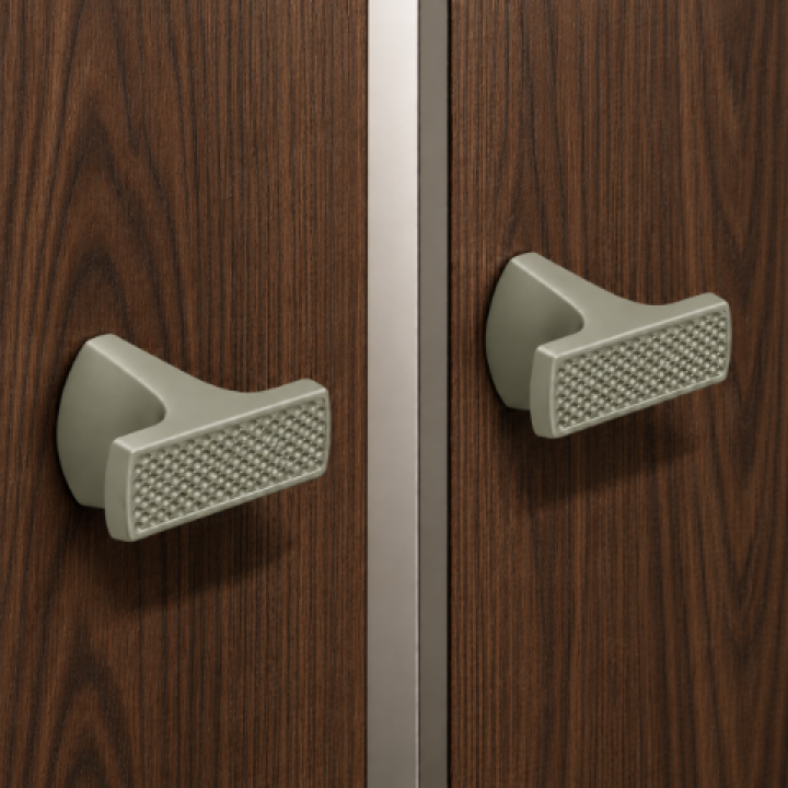 Hafele Deco H2560 Düğme Kulp 41 mm Zeytin Gri