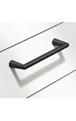 Hafele Deco H2565 Akslı Kulp 128 mm Mat Siyah