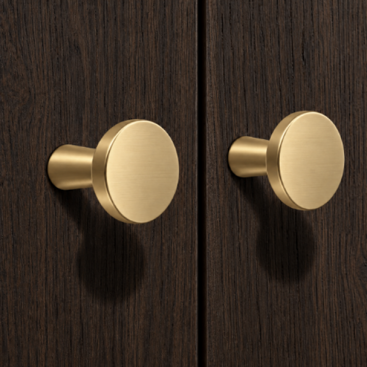 Hafele Deco H2570 Düğme Kulp 31,5 mm Mat Altın