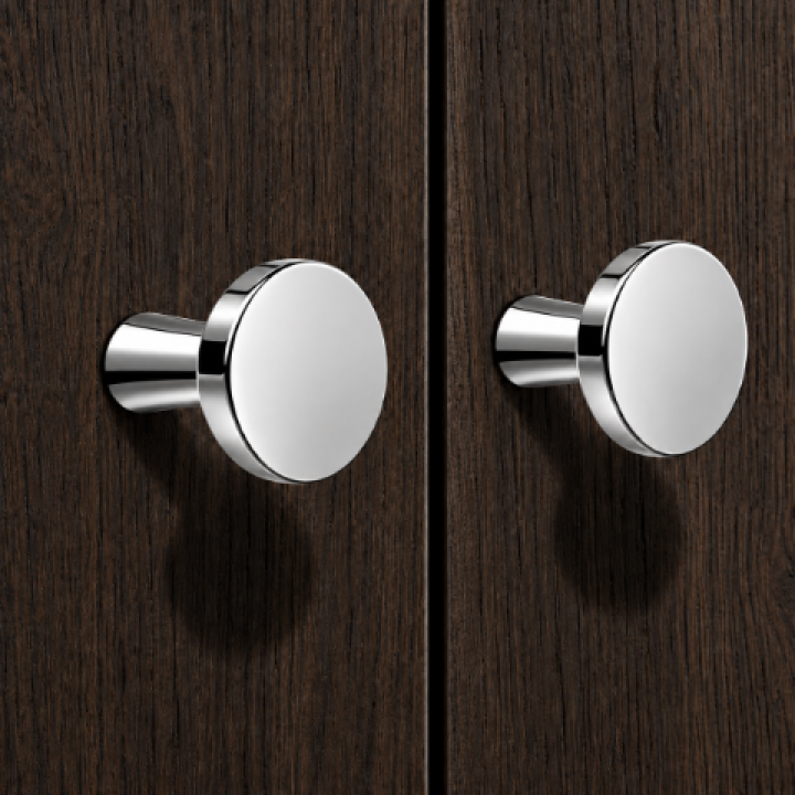 Hafele Deco H2570 Düğme Kulp 31,5 mm Krom Parlak