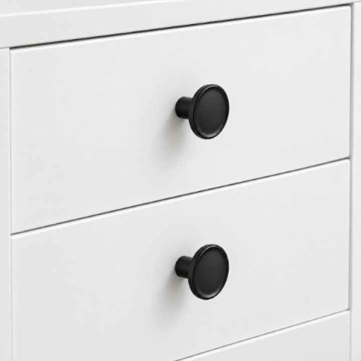 Hafele Deco H2580 Düğme Kulp 35 mm Mat Siyah