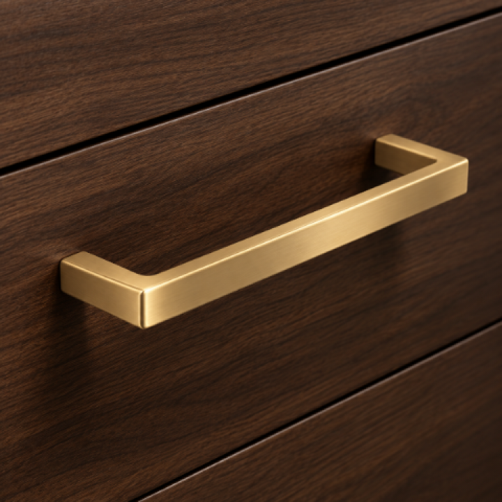 Hafele Deco H2585 Akslı Kulp 192 mm Mat Altın