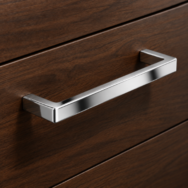 Hafele Deco H2585 Akslı Kulp 96 mm Krom Parlak
