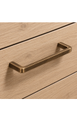 Hafele Deco H2590 Akslı Kulp 160 mm Antik Bronz