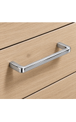 Hafele Deco H2590 Akslı Kulp 96 mm Krom Parlak