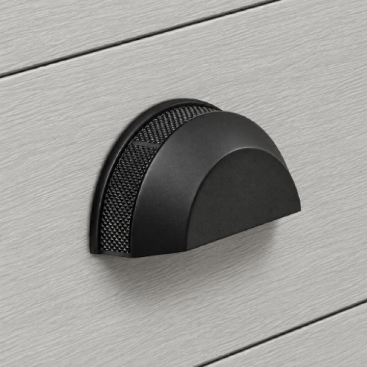Hafele Deco H2315 Kabuk Kulp 64 mm Mat Siyah