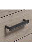 Hafele Deco H2320 Akslı Kulp 96 mm Mat Siyah