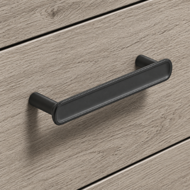 Häfele Déco H2320 Akslı Kulp 192 mm Mat Siyah