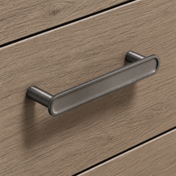 Hafele Deco H2320 Akslı Kulp 192 mm Titanyum