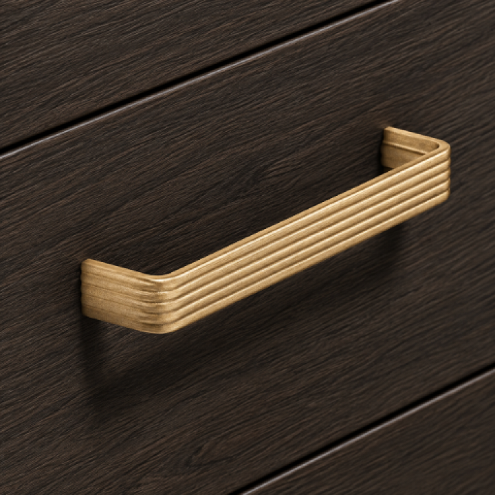 Hafele Deco H2345 Akslı Kulp 160 mm Mat Altın