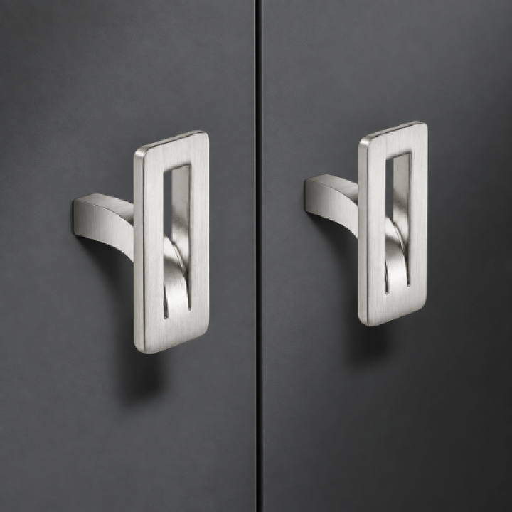 Hafele Deco H2355 Düğme Kulp 52×25 mm Paslanmaz Çelik