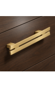Hafele Deco H2360 Akslı Kulp 192 mm Mat Altın