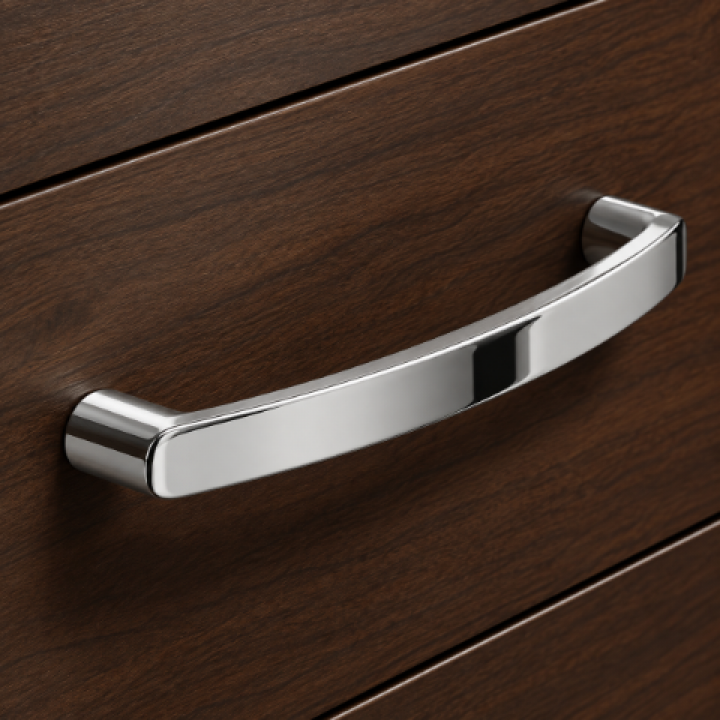 Hafele Deco H2370 Akslı Kulp 128 mm Krom Parlak