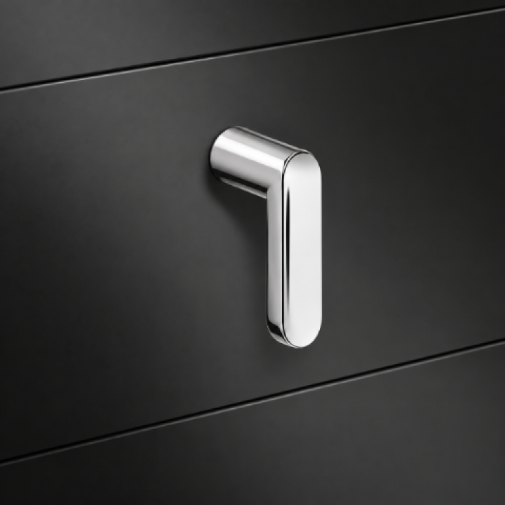 Hafele Deco H2375 Düğme Kulp 37×12 mm Krom Parlak